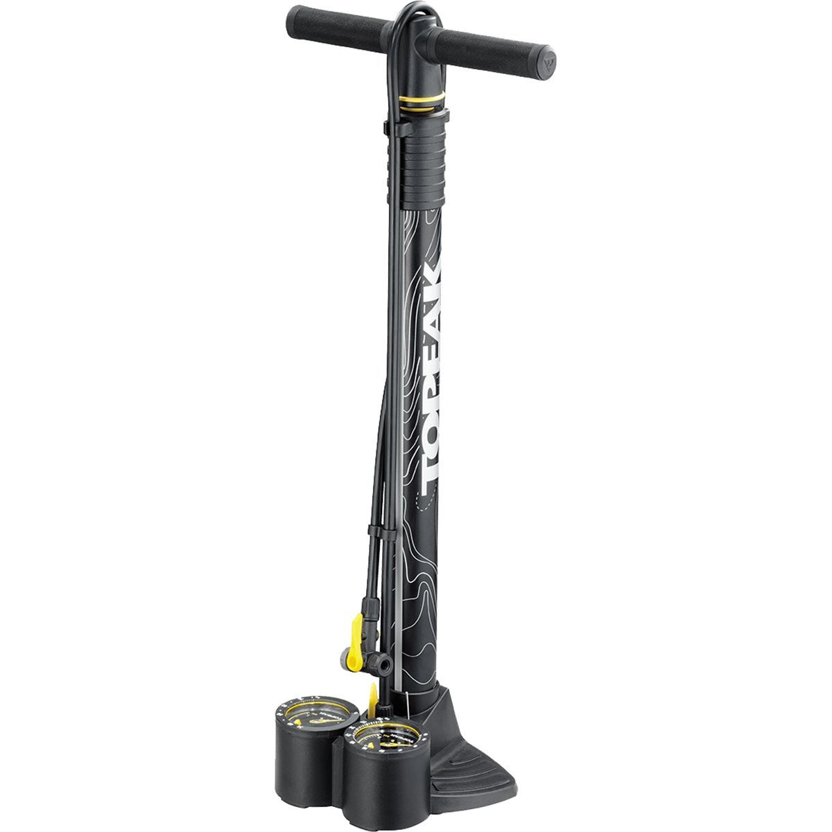 Topeak JoeBlow Dualie Floor Pump Black, One Size