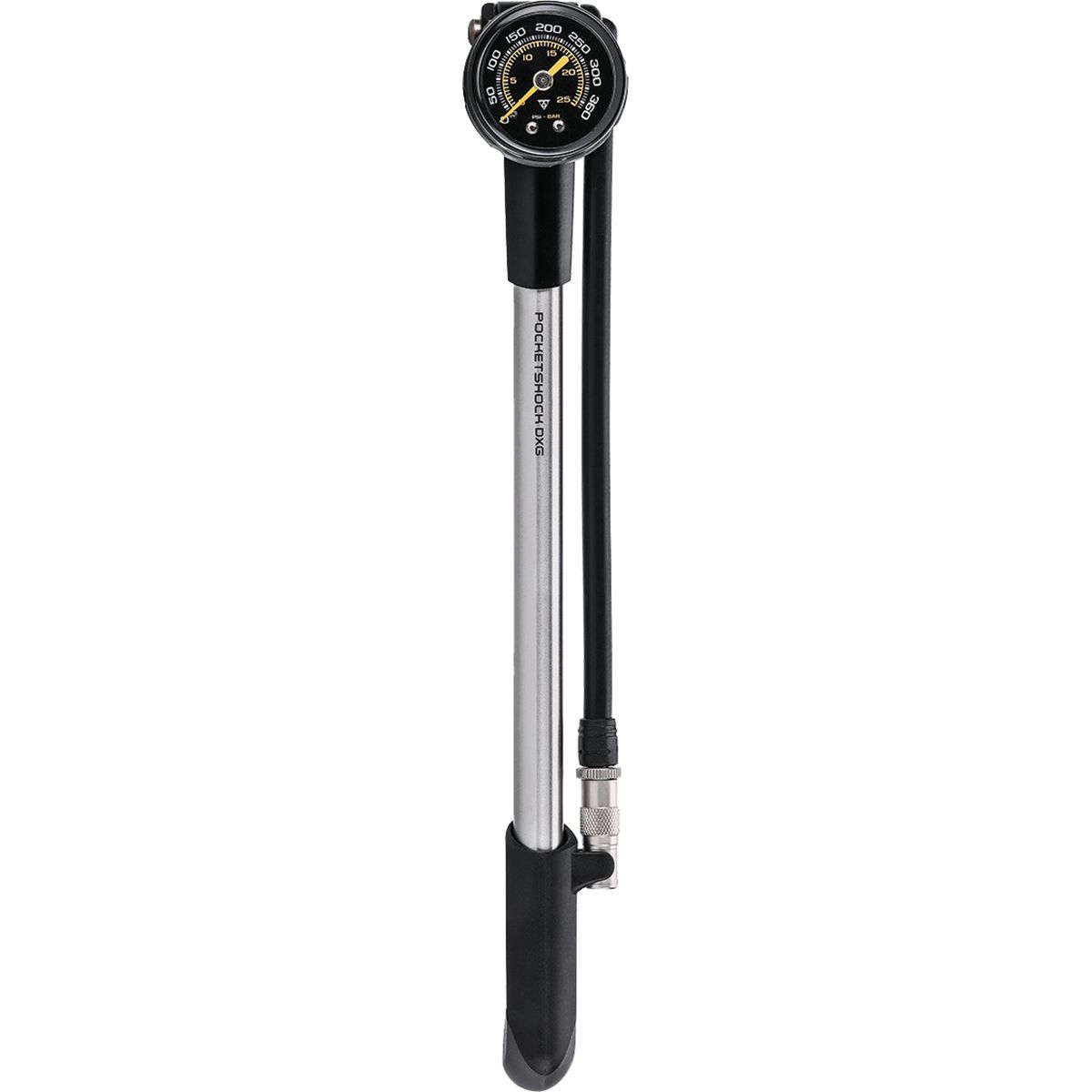 Topeak Pocket Shock DXG XL Fork & Shock Pump Black/Silver, One Size