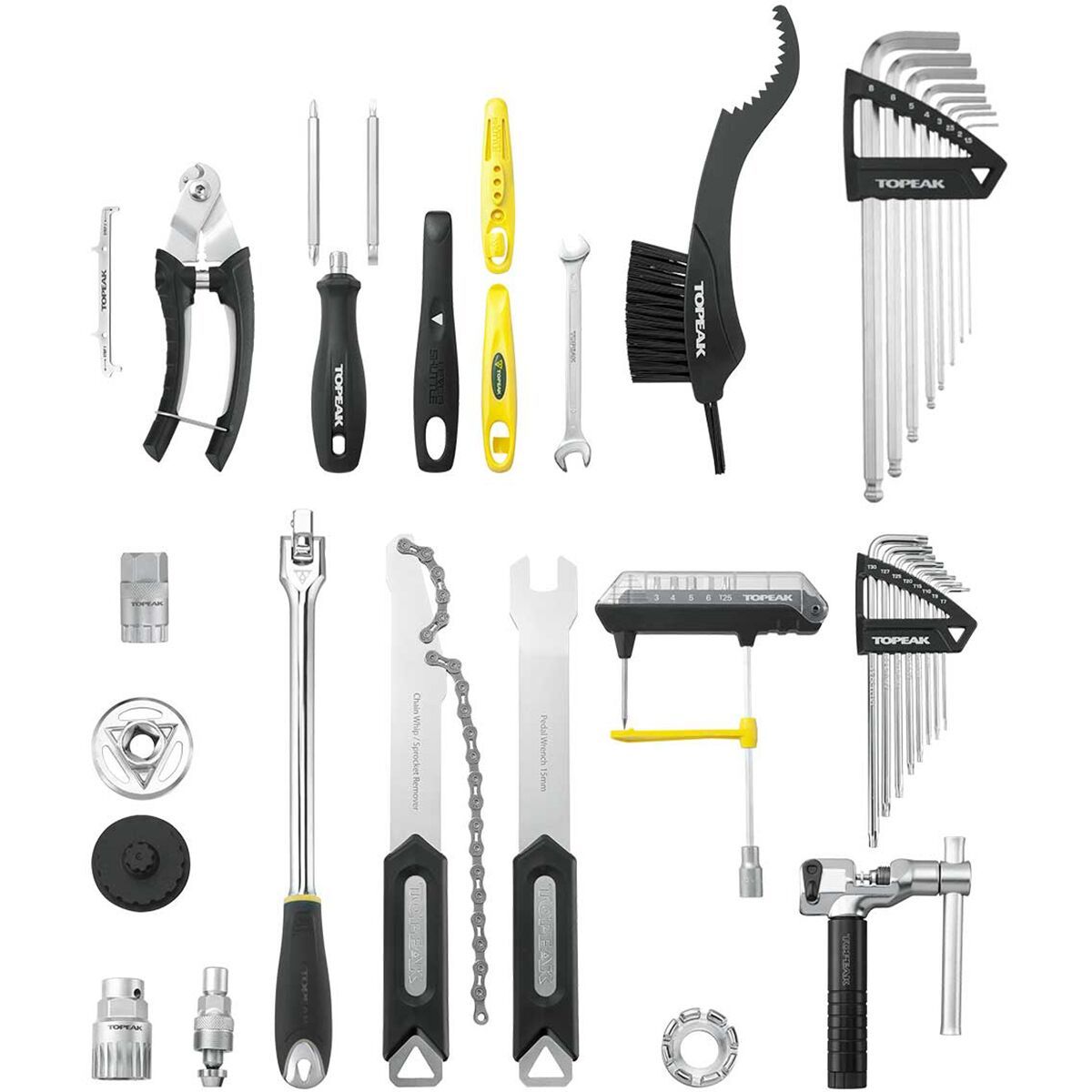 Topeak PrepBox 36-Piece Tool Kit Black, One Size