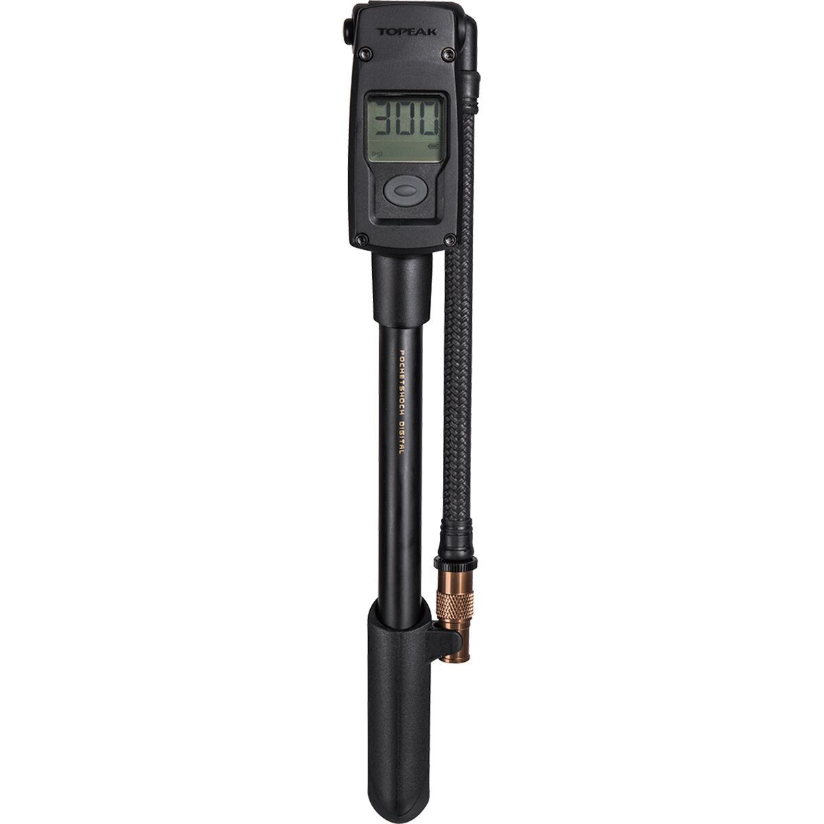 Topeak Pocket Shock Digital Fork & Shock Pump Black/Silver, One Size