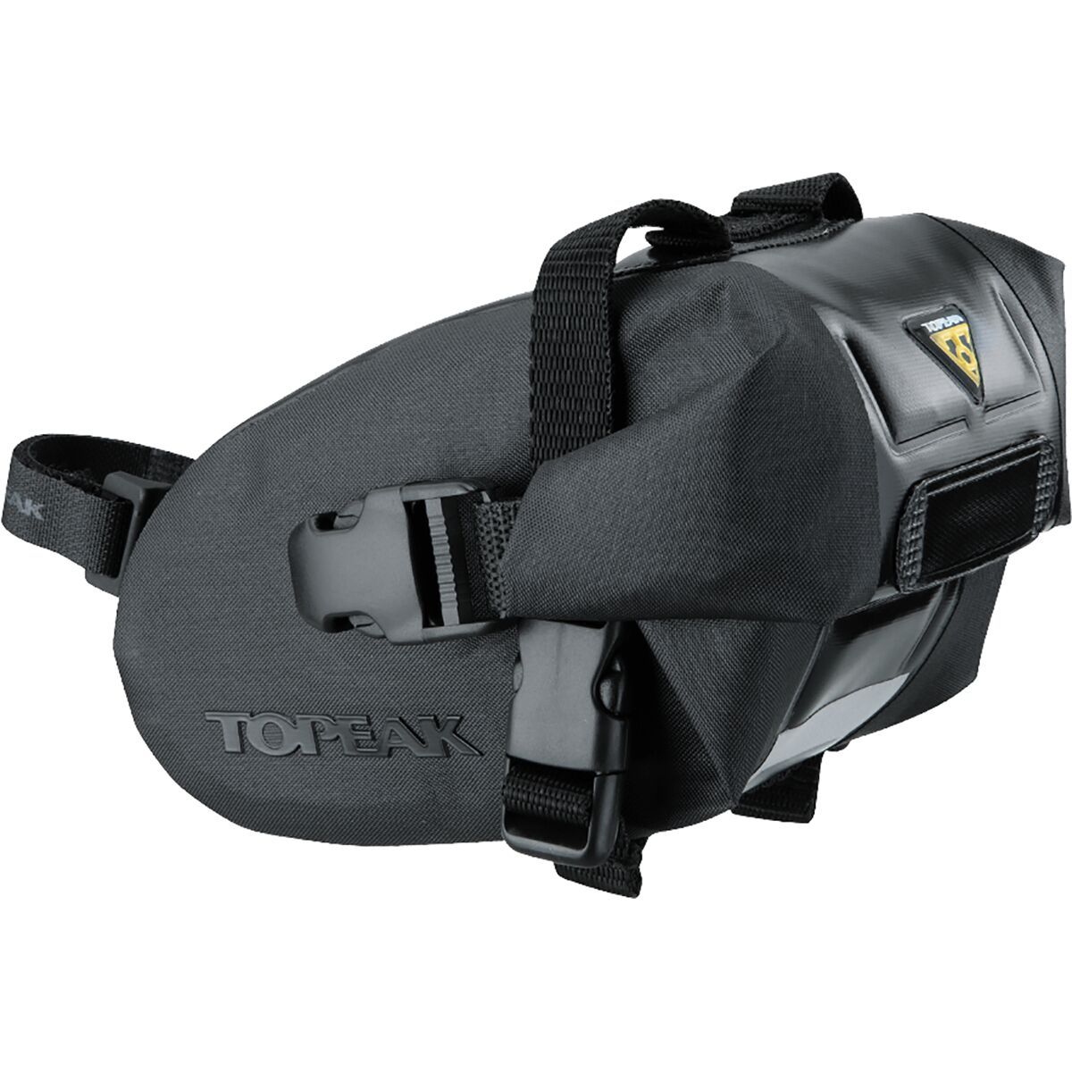 Topeak Wedge DryBag Saddle Bag - Strap Mount Black, S