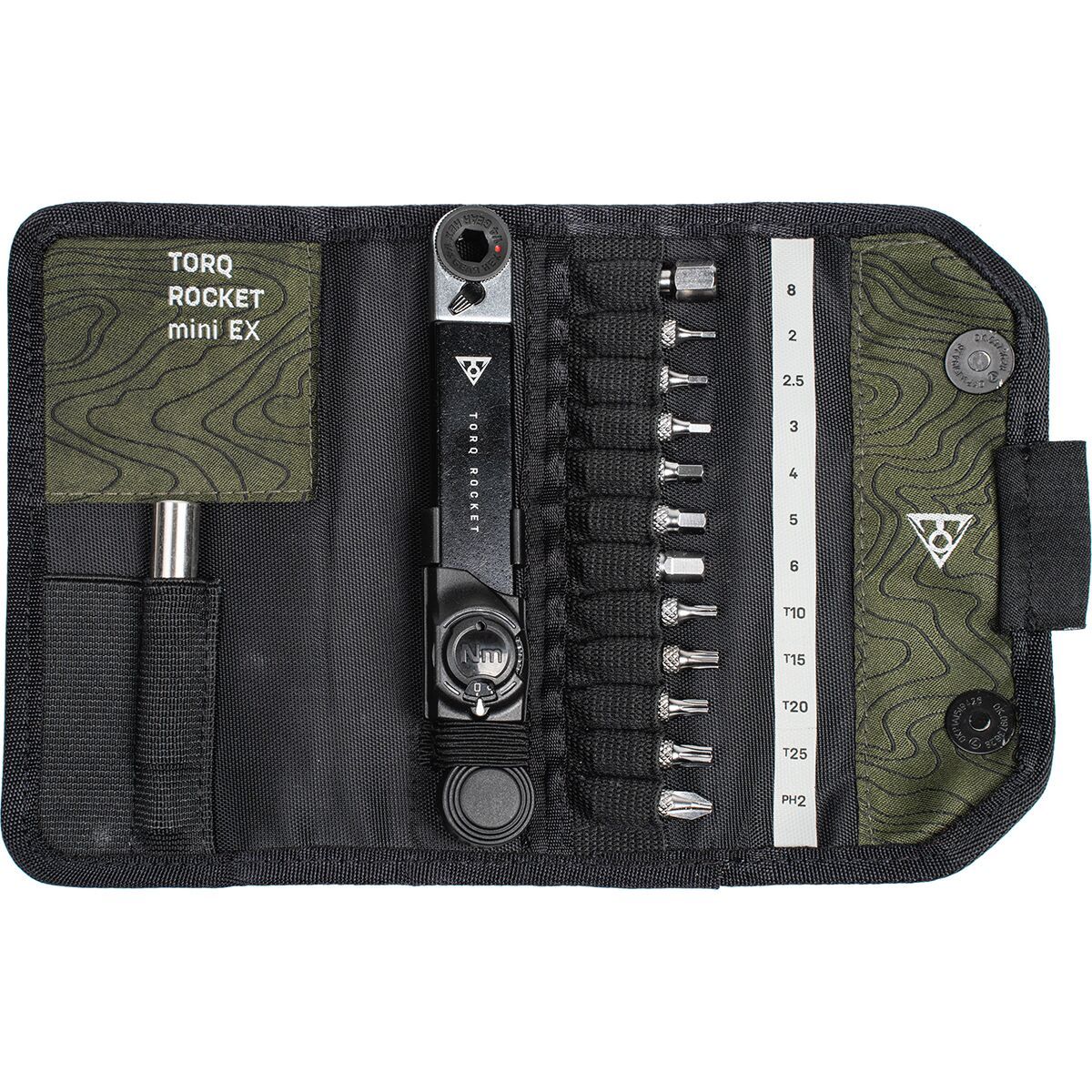 Topeak Topeak Torq Rocket MiniX Black/Green, 1-6Nm