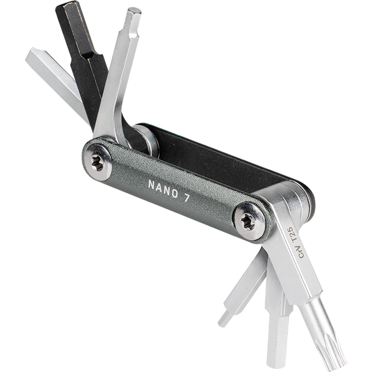 Topeak Nano 7 Multi-Tool Black/Galaxy Gray, One Size