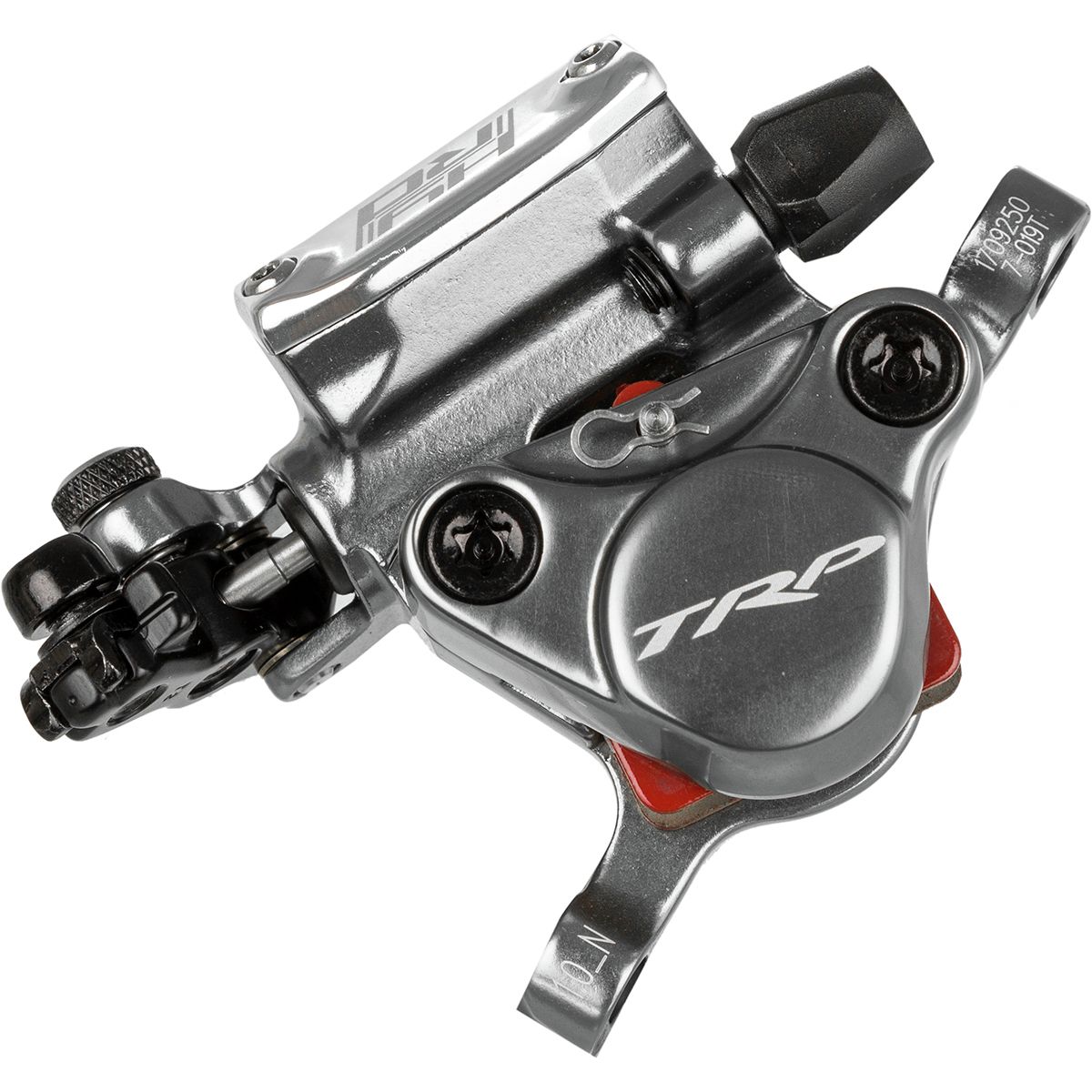 Trp TRP HY/RD Cable-Actuated Hydraulic Disc Brake High Polish Gray Ano, No Rotor