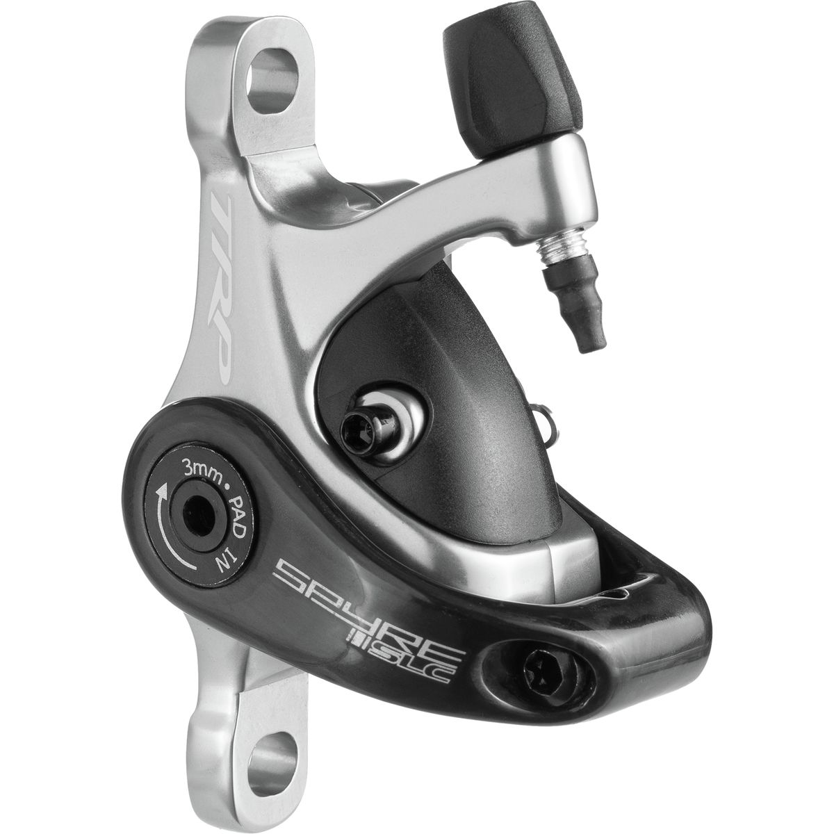 Trp TRP Spyre SLC Mechanical Disc Brake Caliper Grey/Black, Front or Rear