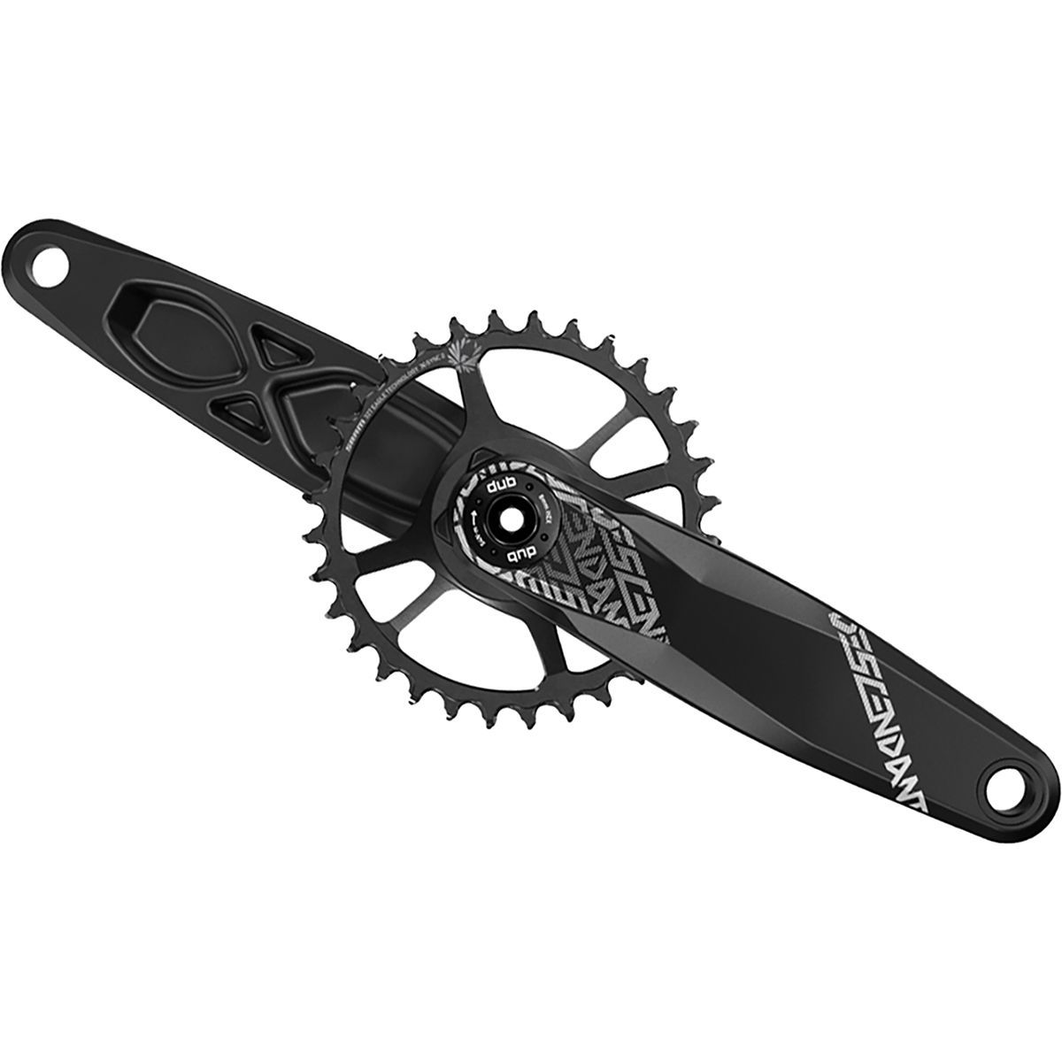 TruVativ Descendant 6K Eagle DUB Crankset Black, 175mm/32t