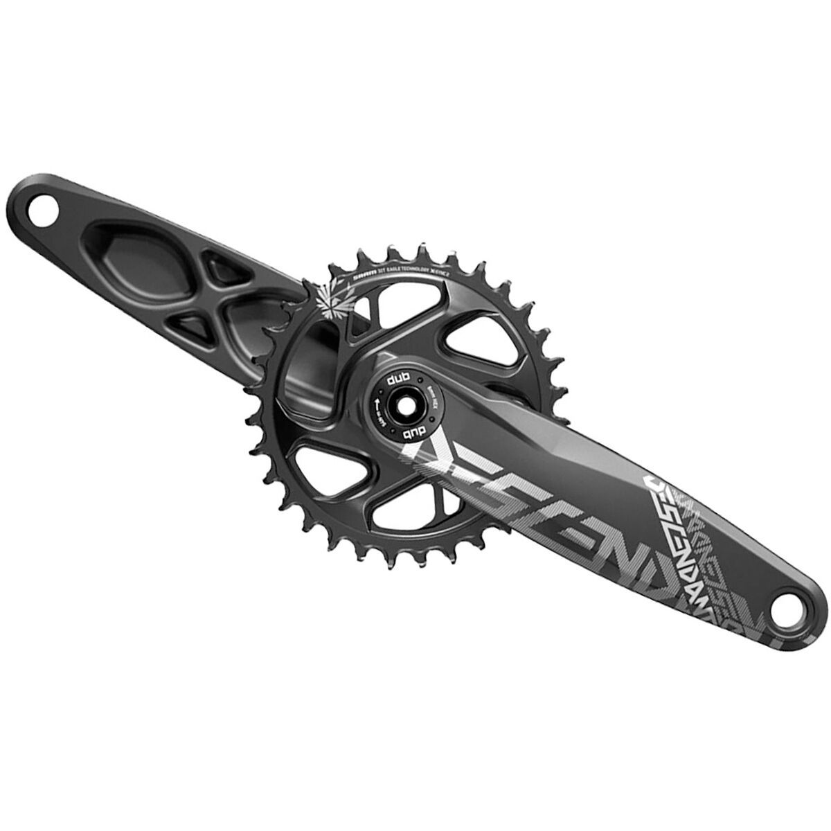 TruVativ Descendant Eagle 7K DUB SuperBoost 157 Crankset Black, 170mm/32t