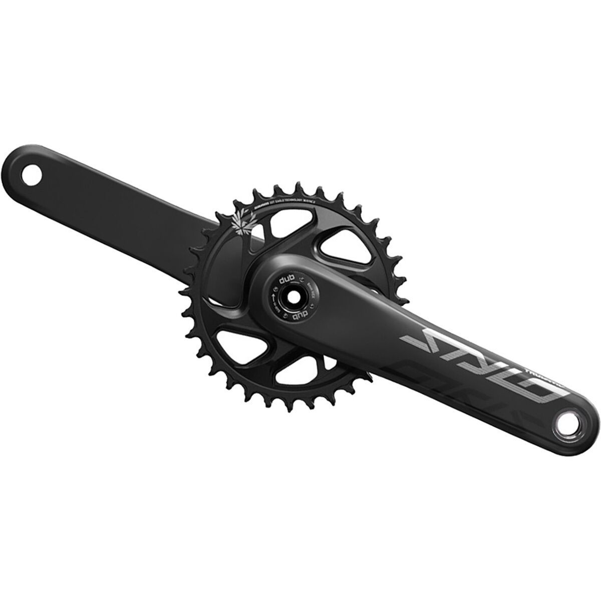 TruVativ STYLO Eagle DUB Carbon Crankset Black, 175mm, 32t