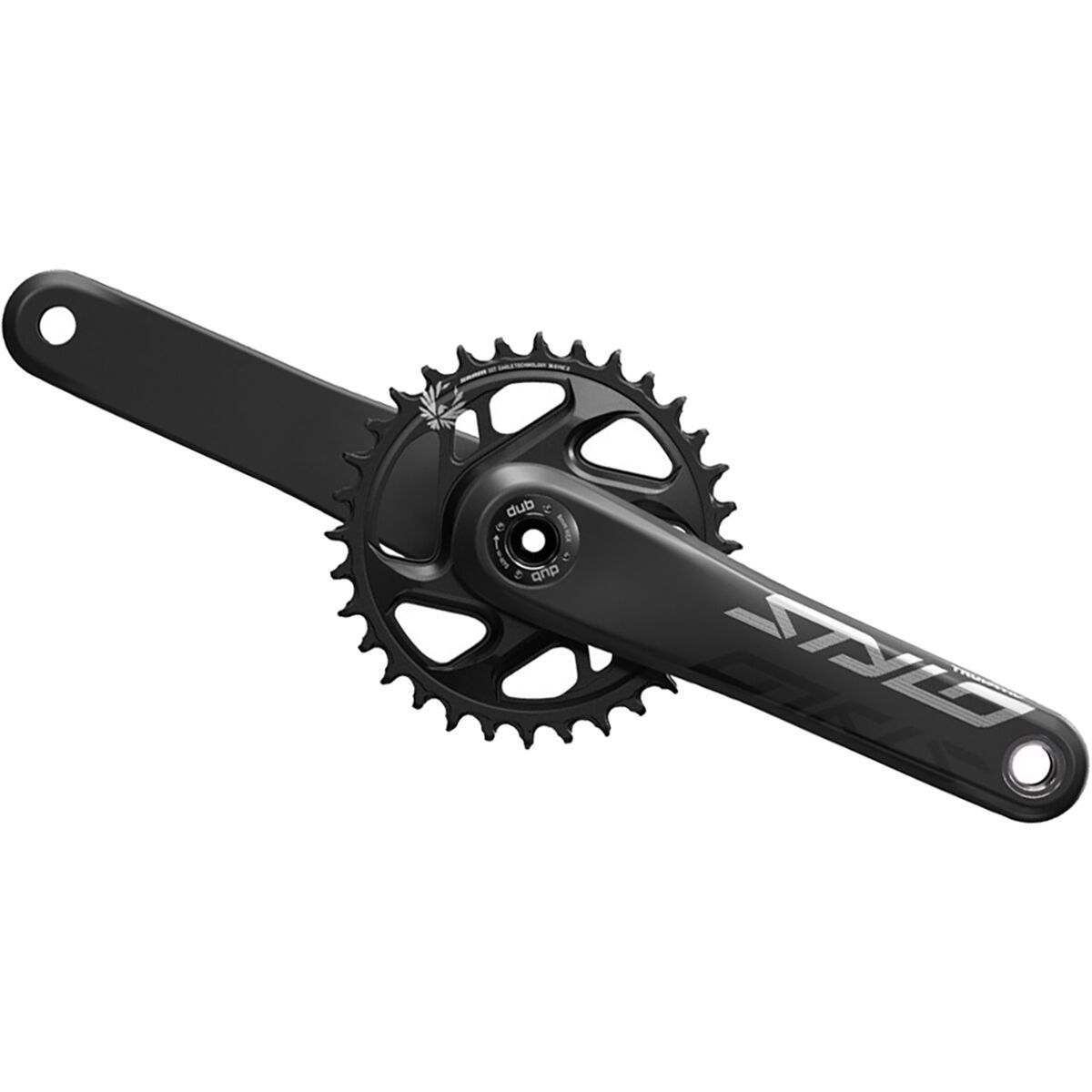 TruVativ STYLO Eagle DUB Carbon Boost Crankset Black, 175mm, 32t