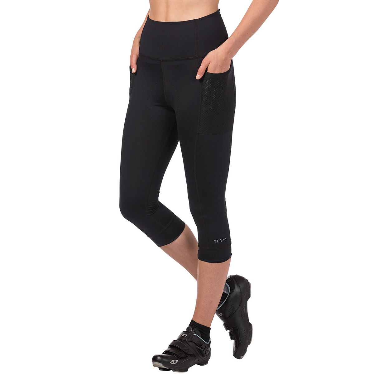Terry Bicycles Terry Bicycles Holster Hi Rise Capri - Women's Black, S