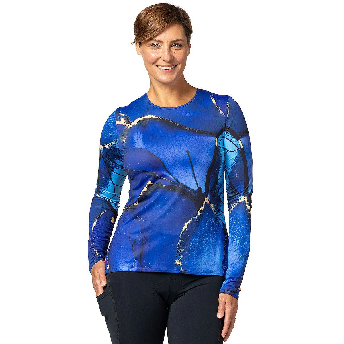 Terry Bicycles Soleil Flow Long-Sleeve Top - Women's Cracklewing, XS