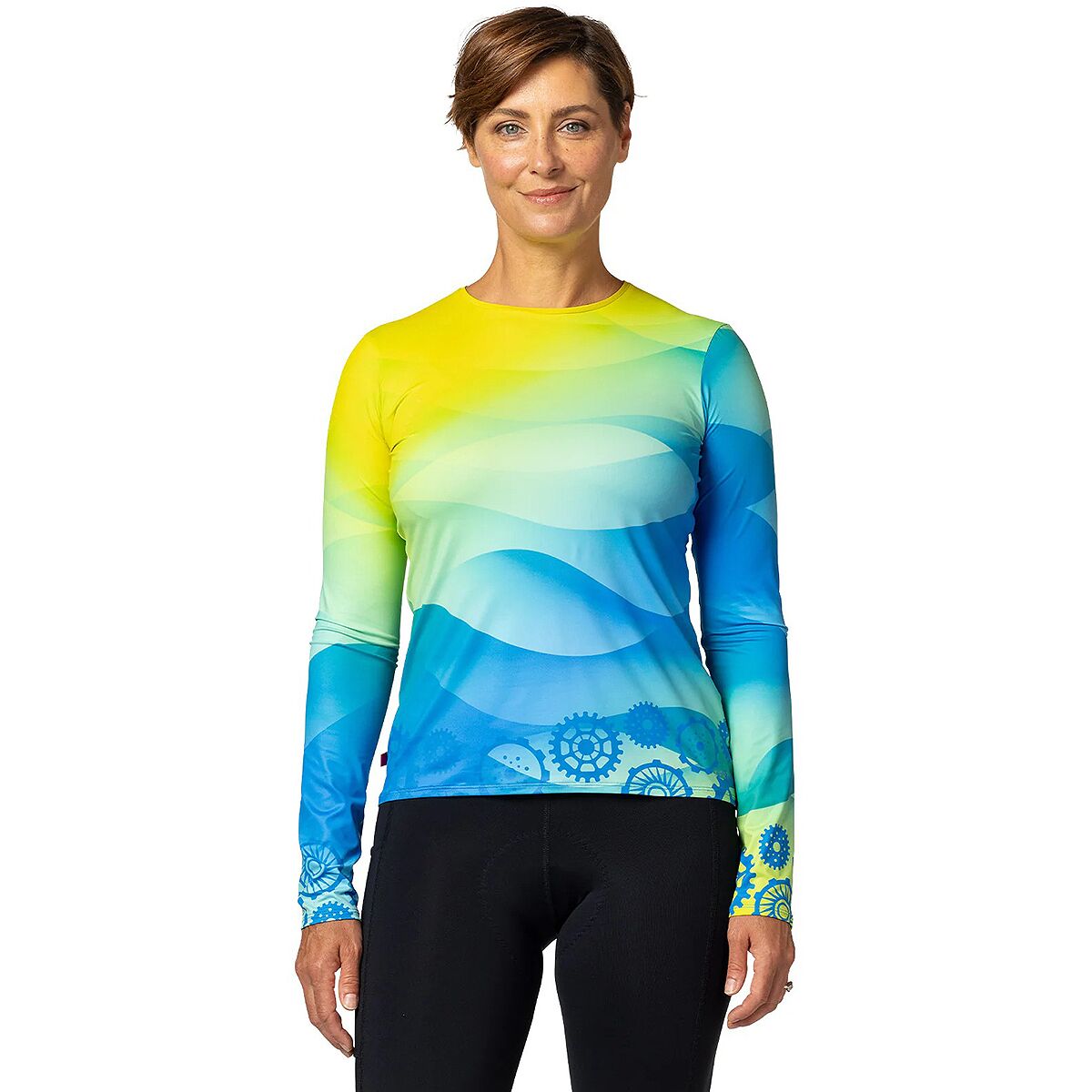 Terry Bicycles Terry Bicycles Soleil Long-Sleeve Top - Women's Gear Wave, M