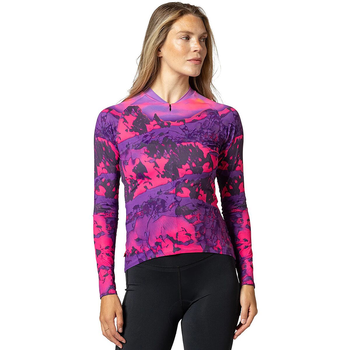 Terry Bicycles Terry Bicycles Soleil Long-Sleeve Jersey - Women's Beartooth Fuchsia, L