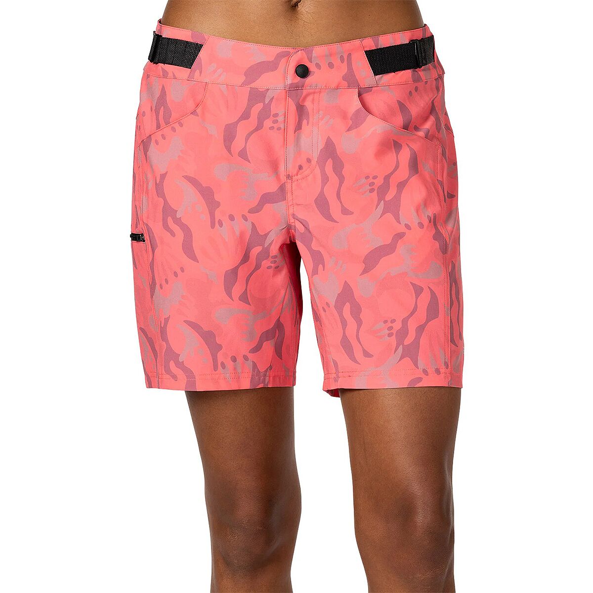 Terry Bicycles Terry Bicycles Venture 7in Print Bike Short - Women's Coral Floral, XXL