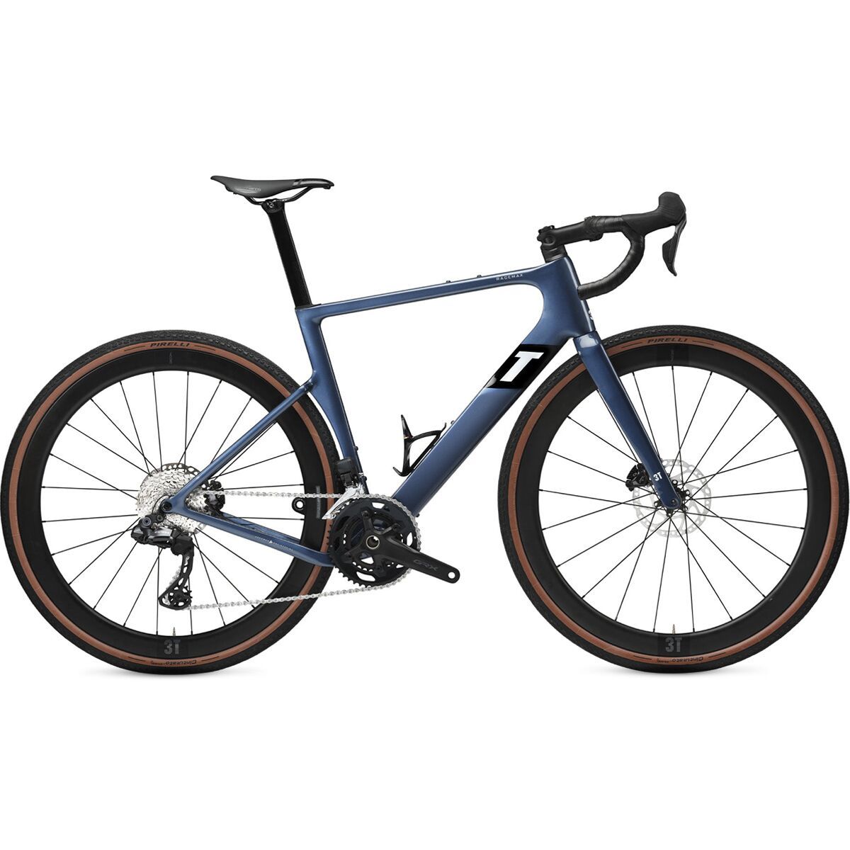3T Racemax Integrale WPNT GRX Di2 2x Carbon Wheel Gravel Bike Indaco, 56