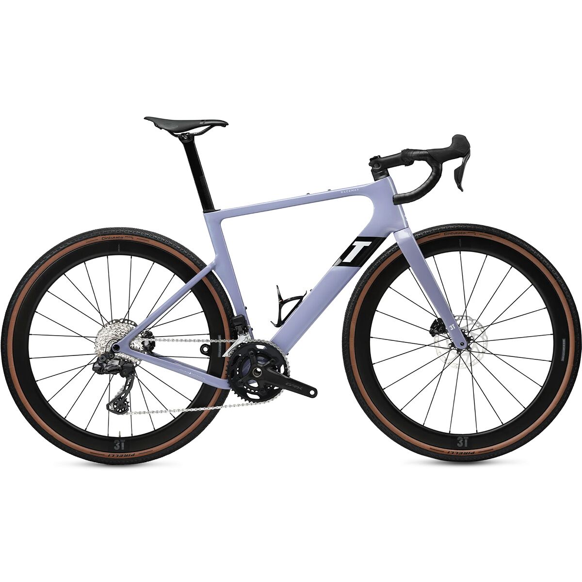 3T 3T Racemax Integrale WPNT GRX Di2 2x Carbon Wheel Gravel Bike Malva, 54