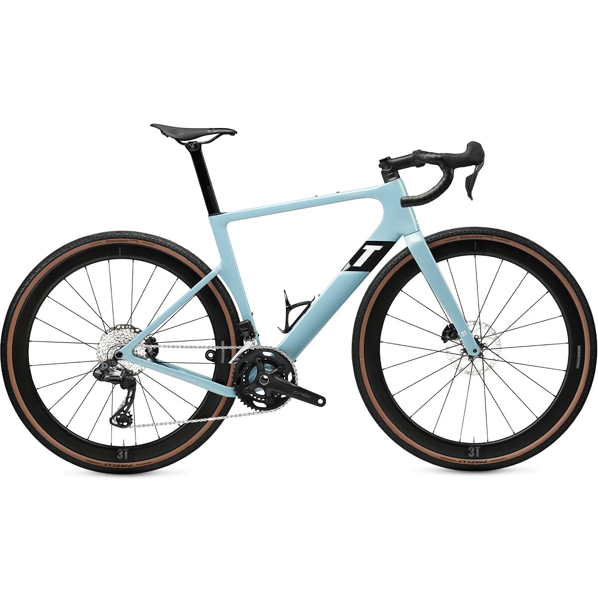 3T 3T Racemax Integrale WPNT GRX Di2 2x Carbon Wheel Gravel Bike Mare, 51