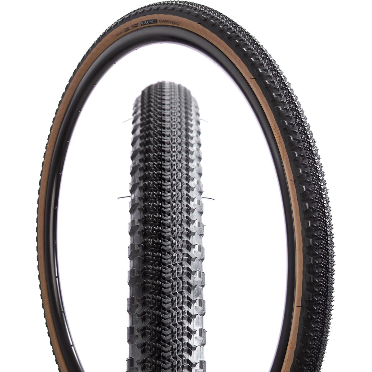 Teravail Cannonball Tubeless Tire Tan, Durable, 60tpi Fast Compound, 700x35