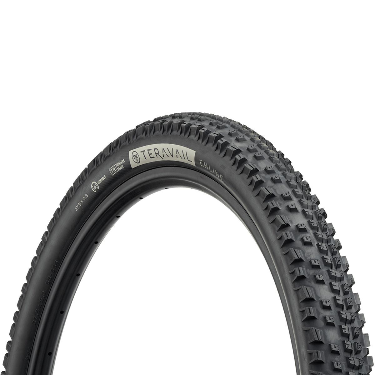 Teravail Ehline 27.5in Tire Black, 2.5in, Light & Supple