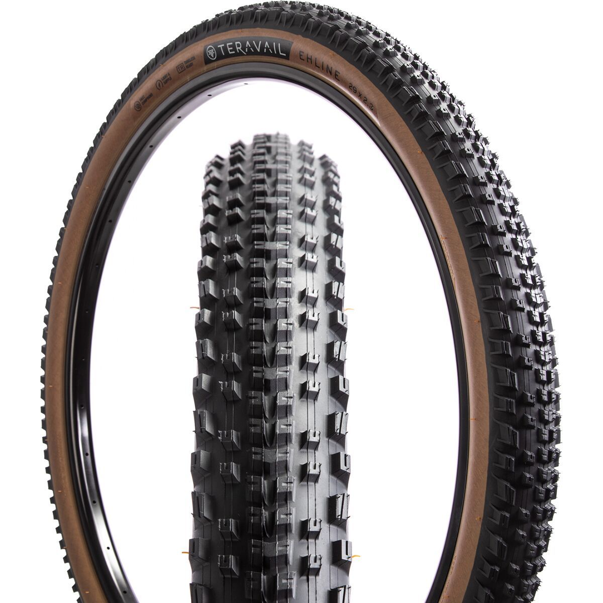 Teravail Teravail Ehline 29in Tire Tan, 2.3in, Light & Supple