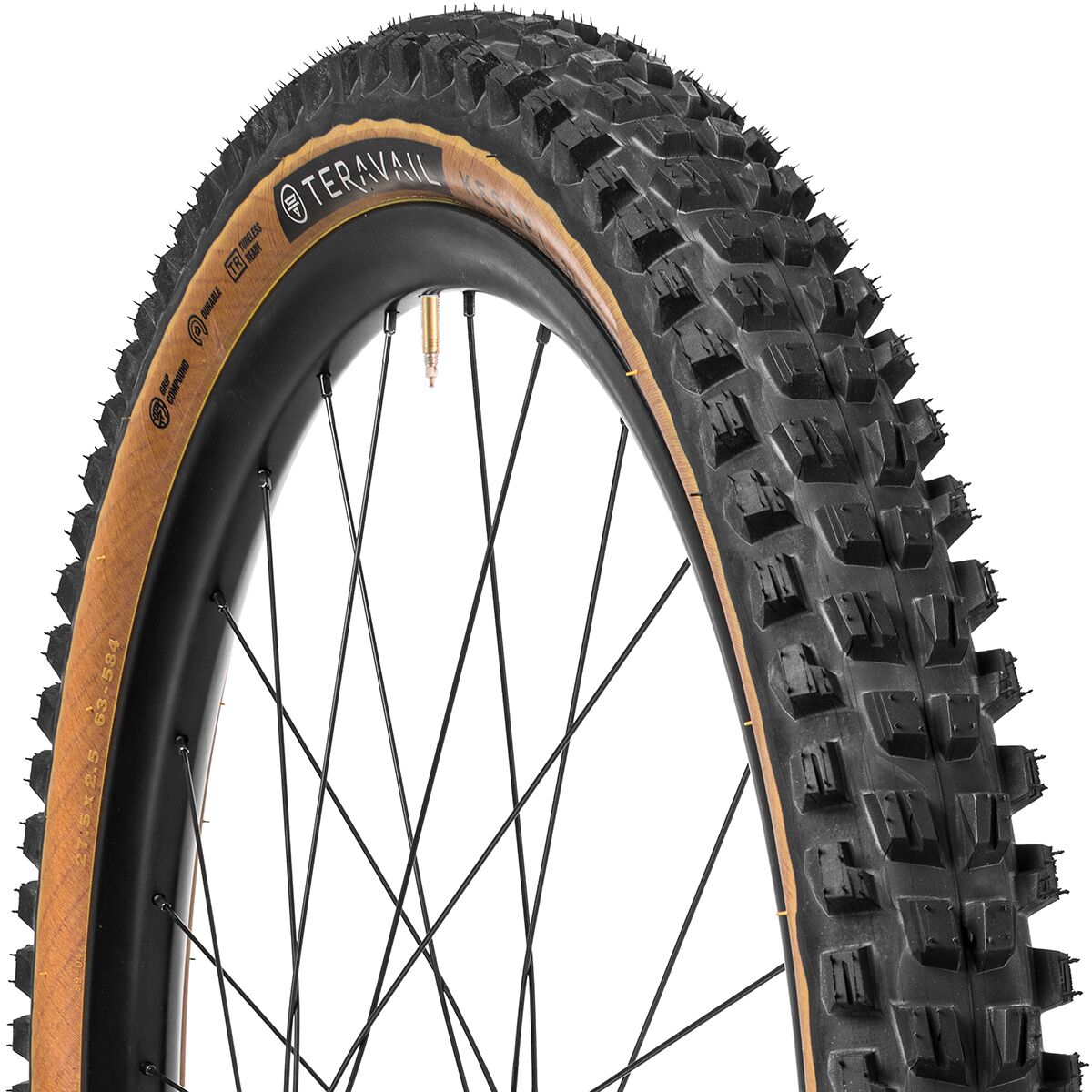 Teravail Kessel 27.5in Tire in Tan - Size: 2.5in/Durable