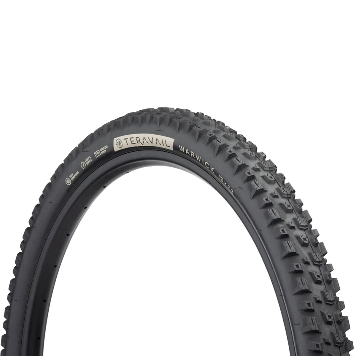 Teravail Warwick Tire - 27.5in Black, Durable/Grip, 27.5x2.5
