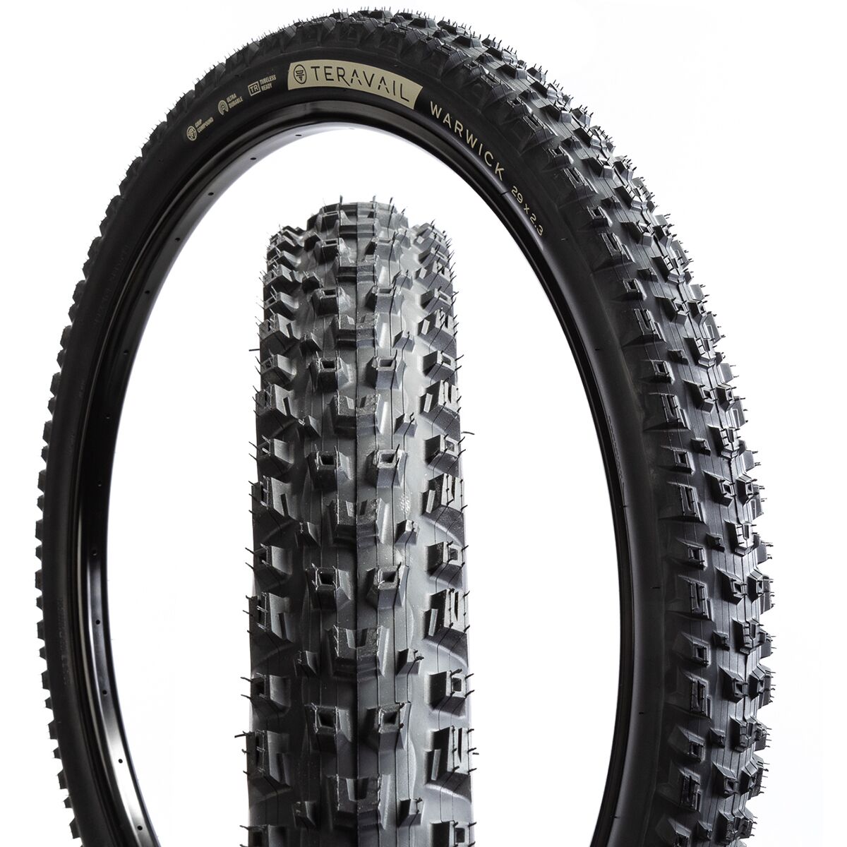 Teravail Warwick Tire - 29in in Black, Light & Supple / Fast - Size: 29x2.3