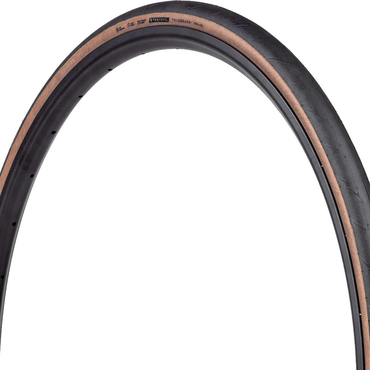 Teravail Teravail Telegraph Tubeless Tire Tan/Light and Supple, 700x28