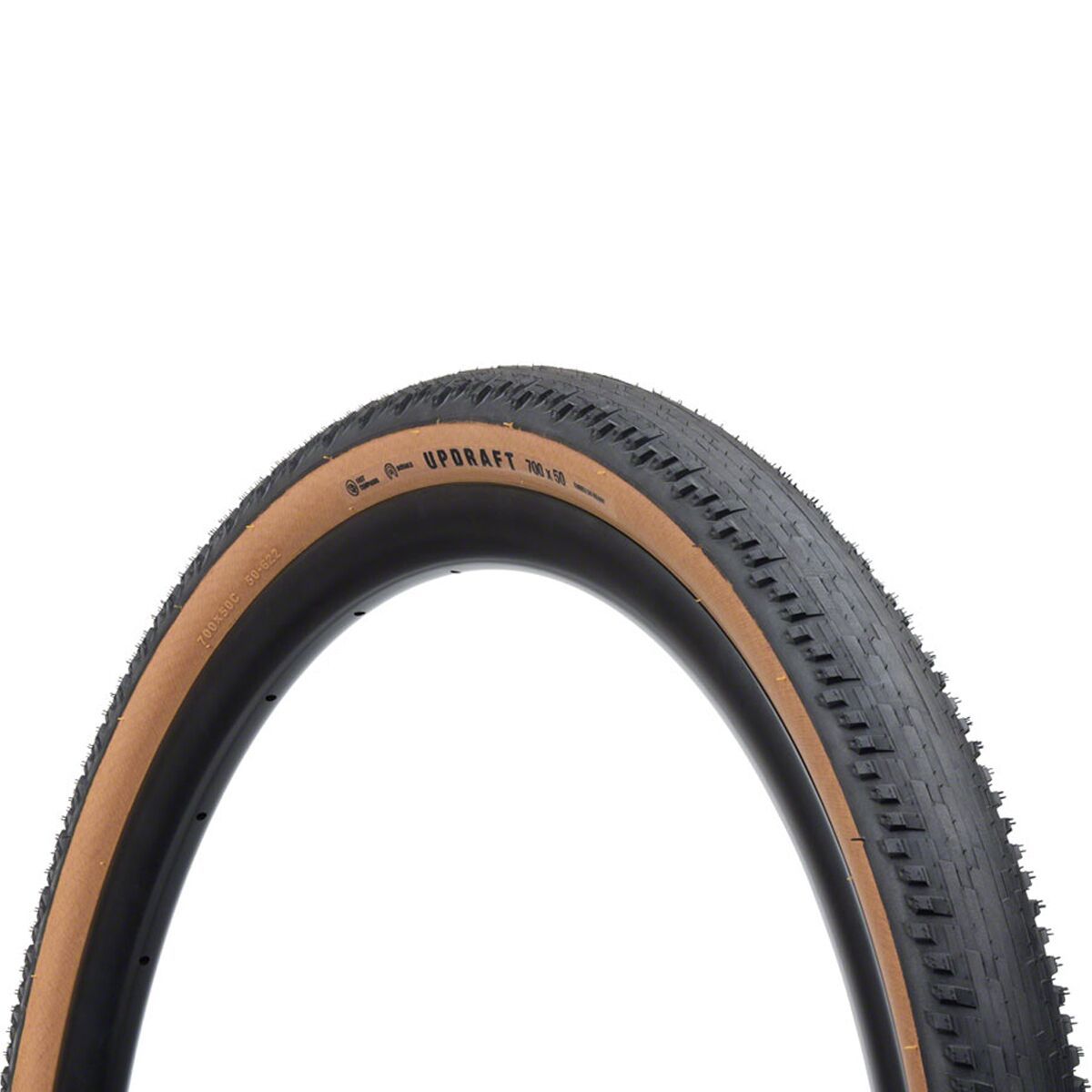 Teravail Teravail Updraft Tubeless Tire Tan, Light and Supple, Fast Compound, 700x50