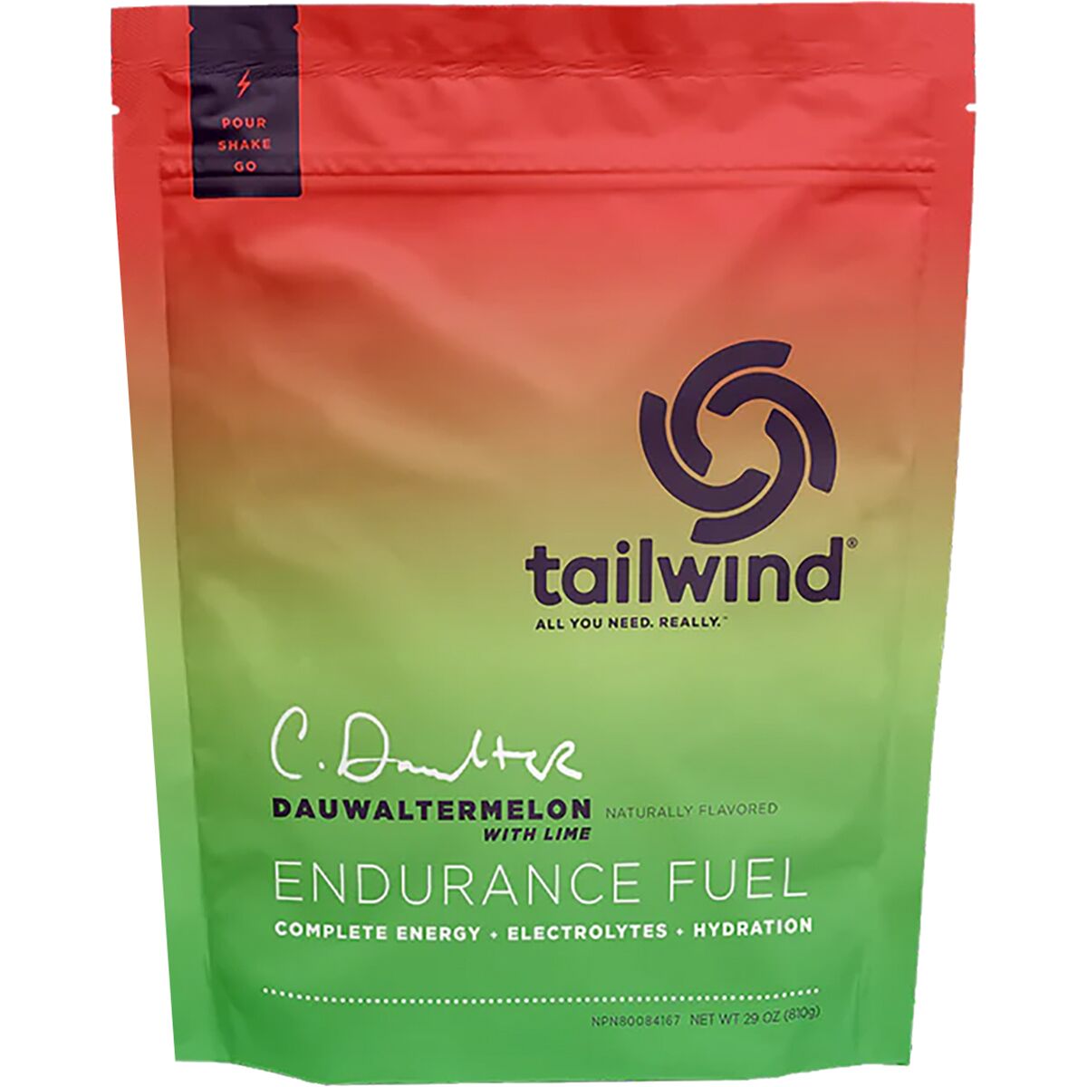 Tailwind Nutrition Endurance Fuel Dauwaltermelon, 30-Serving Bag, One Size