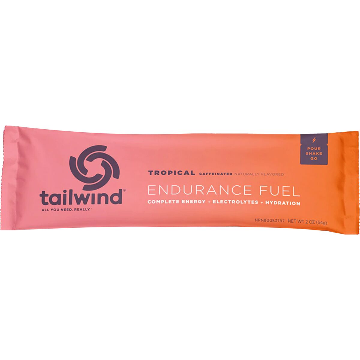 Tailwind Nutrition Tailwind Nutrition Caffeinated Endurance Fuel Tropical Buzz, 12-Pack Box, One Size