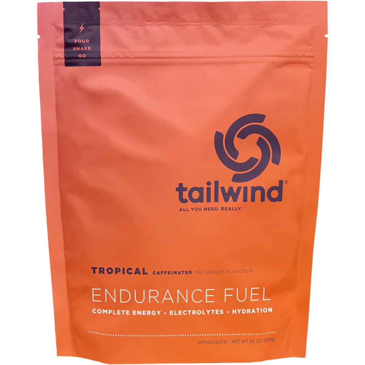 Tailwind Nutrition Tailwind Nutrition Caffeinated Endurance Fuel Tropical Buzz, 30 serving, One Size