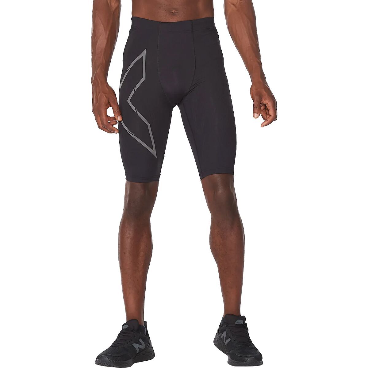 2XU MCS Compression Short - Men's Black/Black Reflective, XL