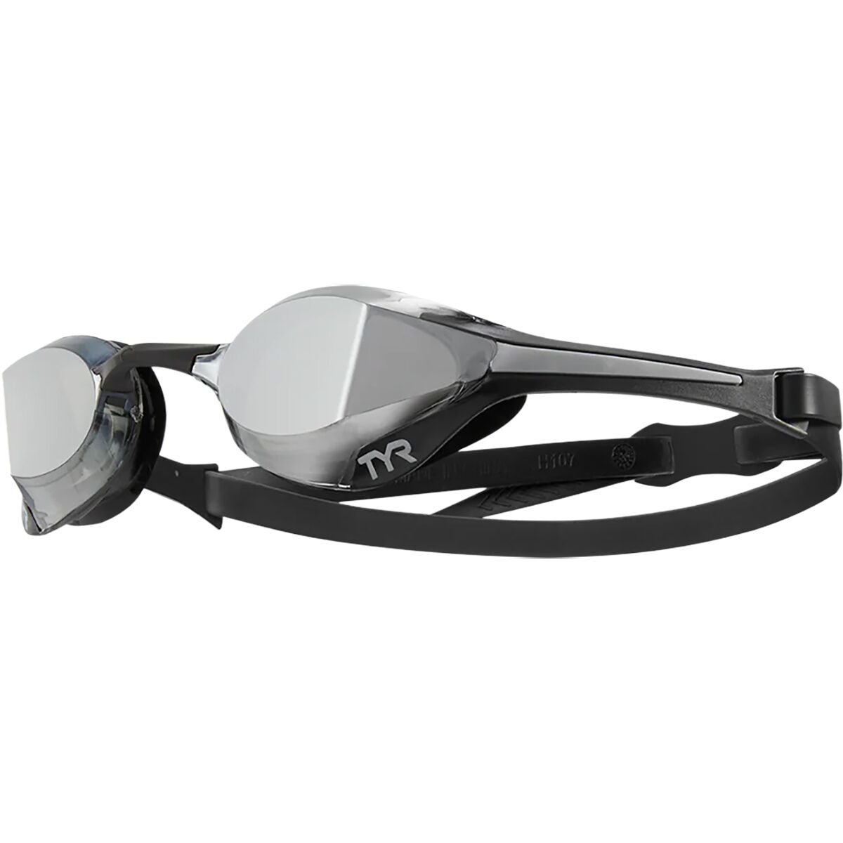 Tyr TYR Tracer X Elite Racing Mirrored Goggle Silver/Black, One Size