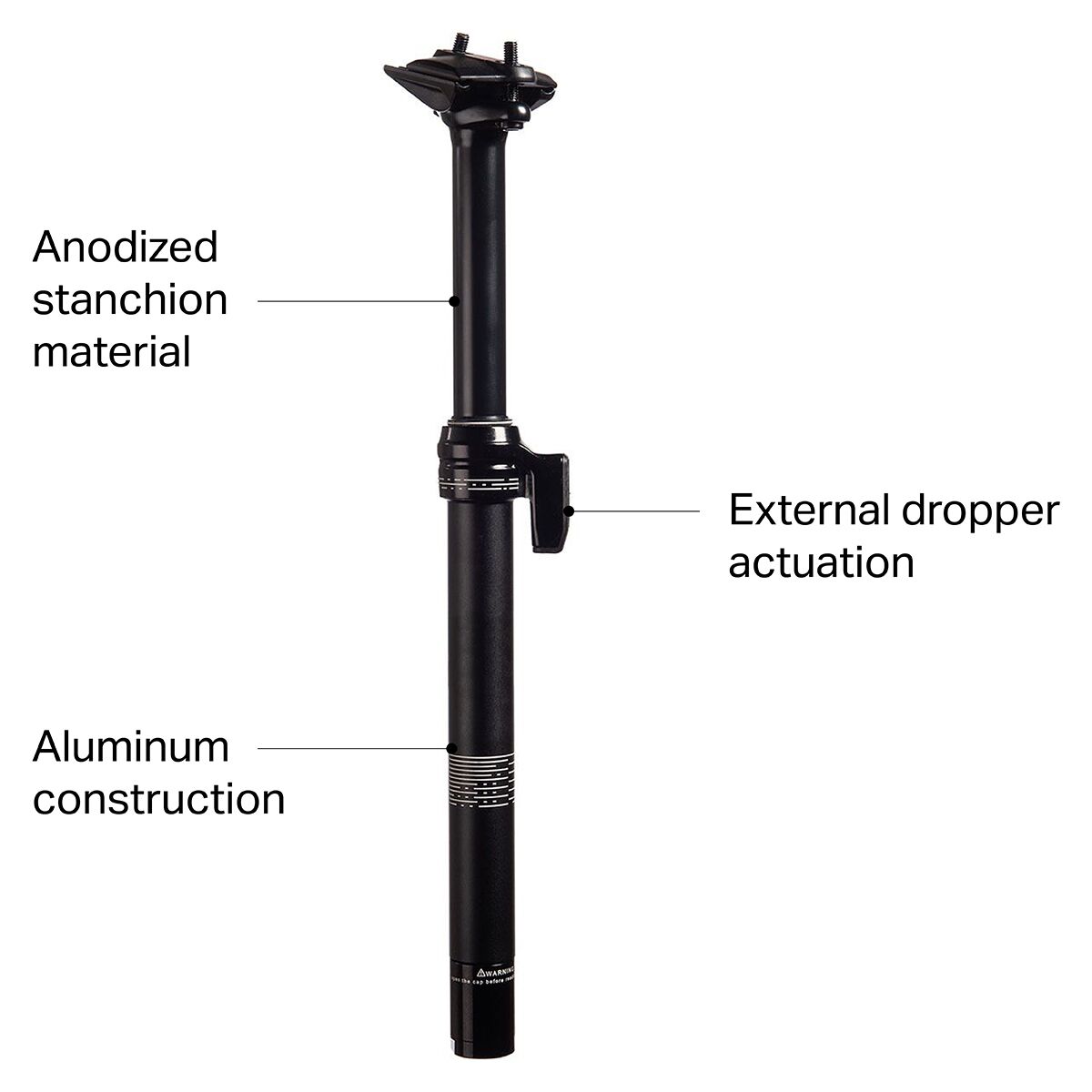 TranzX Kitsuma LT 27.2 External Dropper Seatpost Components