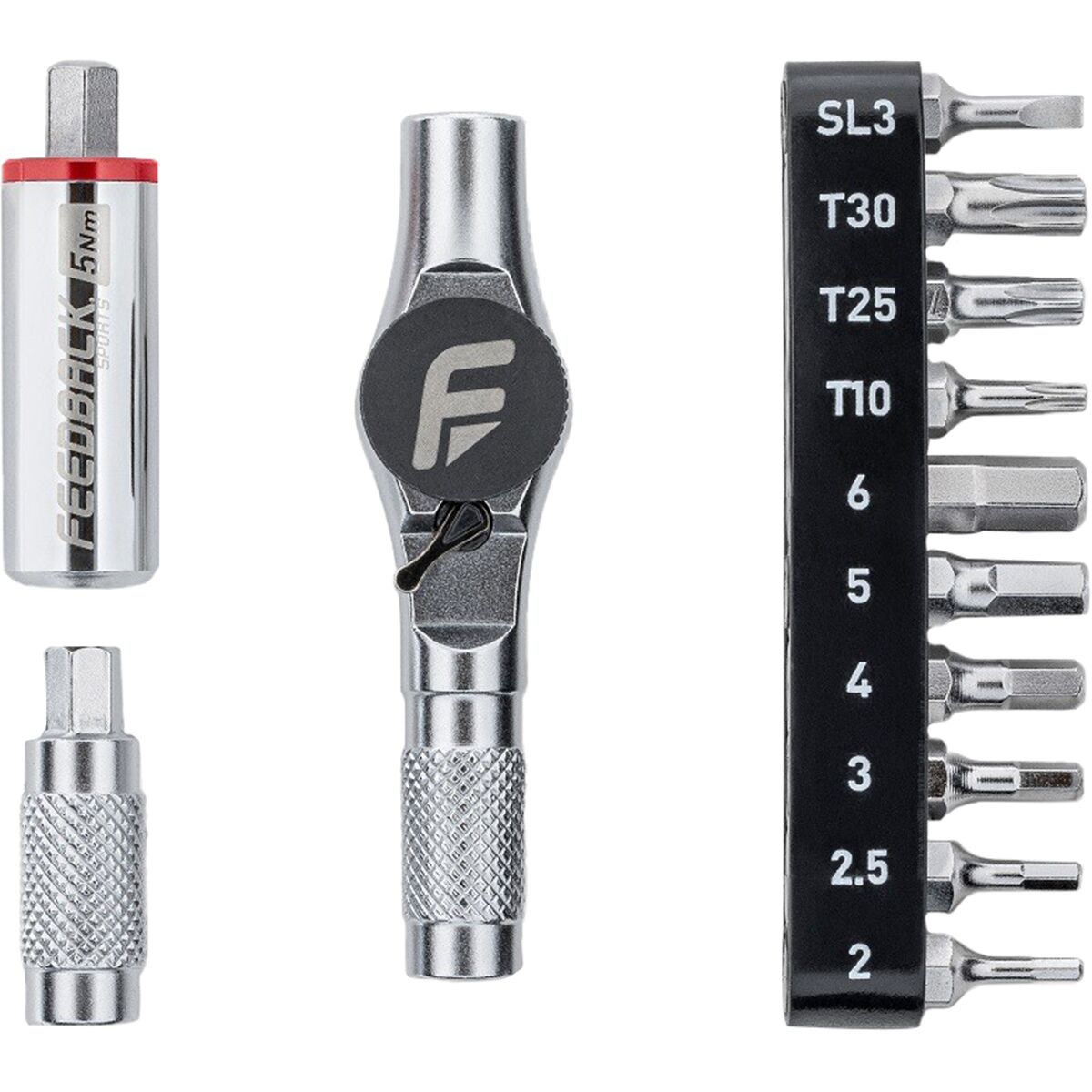 Feedback Sports Feedback Sports Reflex Fixed Torque Ratchet Kit Silver, 5NM - $65.00 at Competitive Cyclist