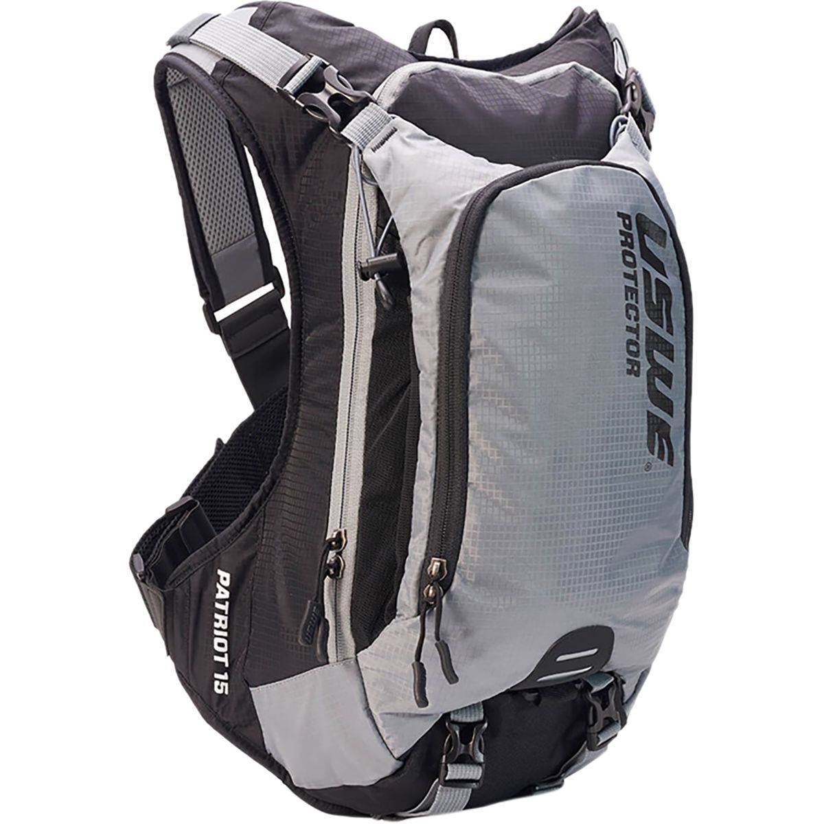 USWE Patriot 15L Hydration Pack Grey/Black, One Size