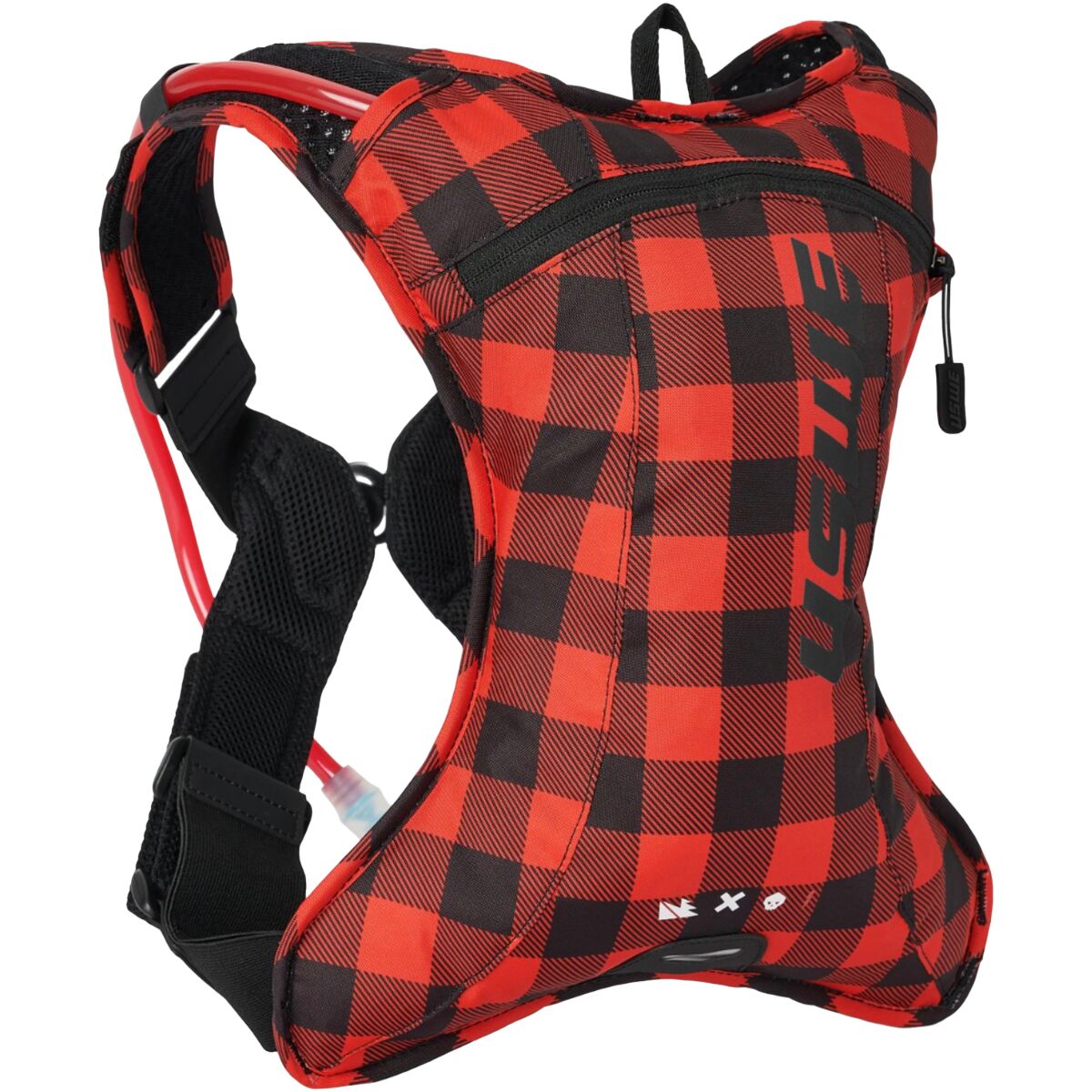 USWE Outlander XC 2L Hydration Pack Flannel Red, One Size