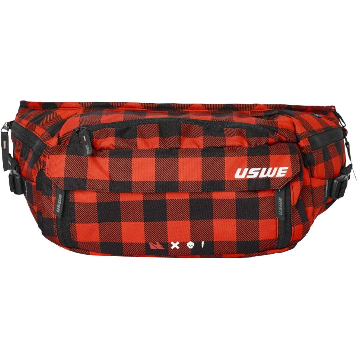 Uswe USWE Zulo-6 Hip Pack Flannel Red, No Bladder