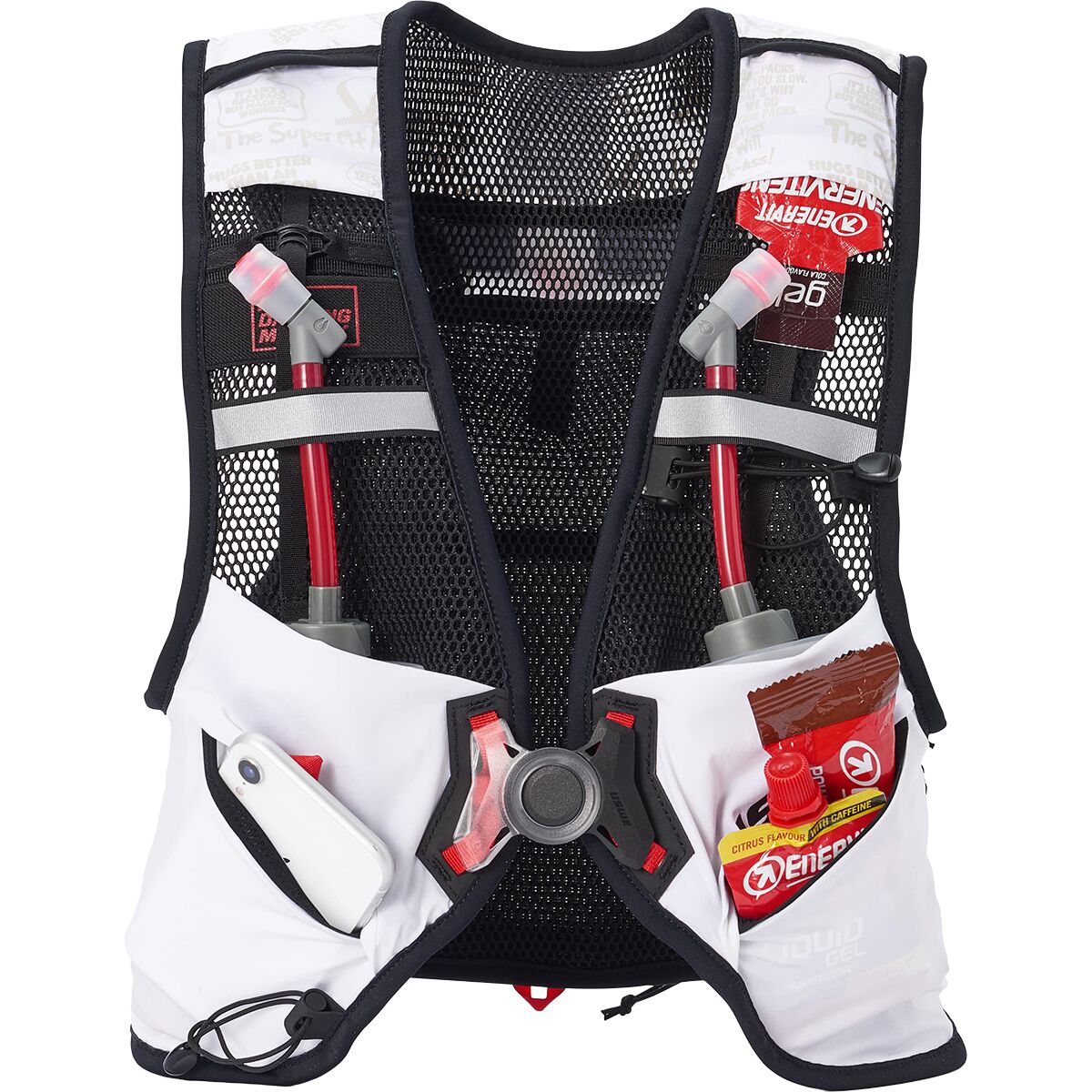 Uswe | Pace 8L Trail Running Vest Cool | White | L