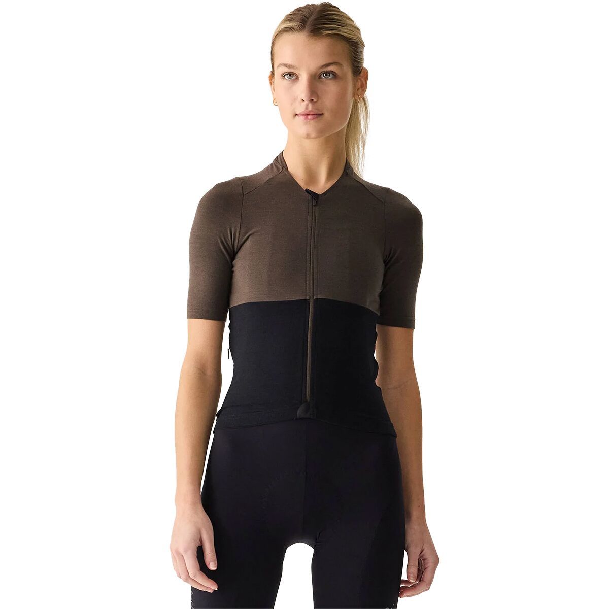 Velocio Merino LUXE Colorblock Jersey - Women's Olive/Black, M