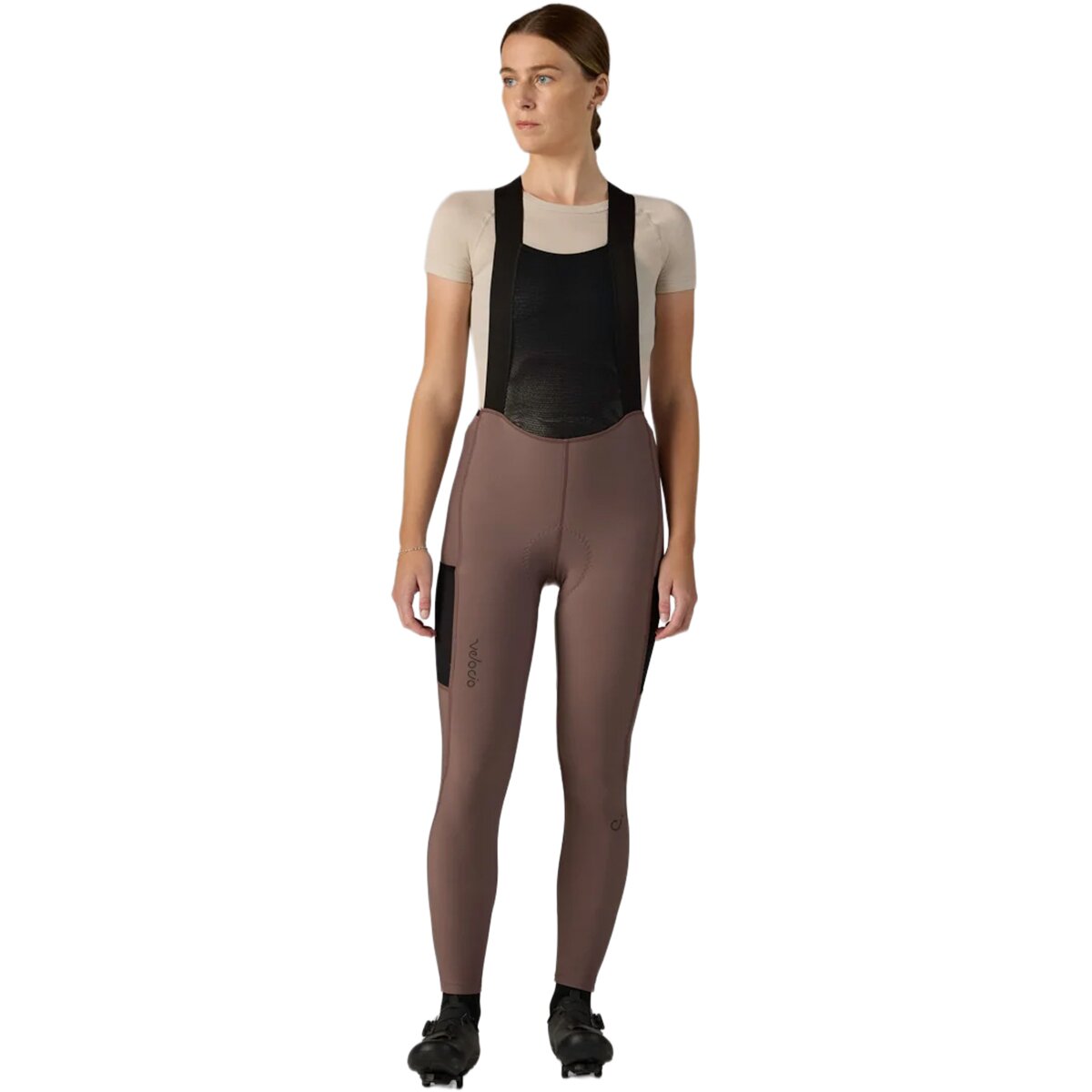 Velocio Velocio LUXE Thermal Bib Tight - Women's Plum Truffle, L - $279.00 at Competitive Cyclist
