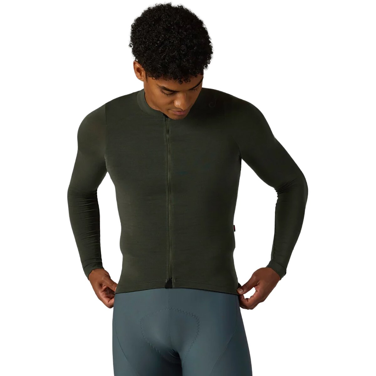 Velocio LUXE Merino Long-Sleeve Jersey - Men's Deep Forest, L