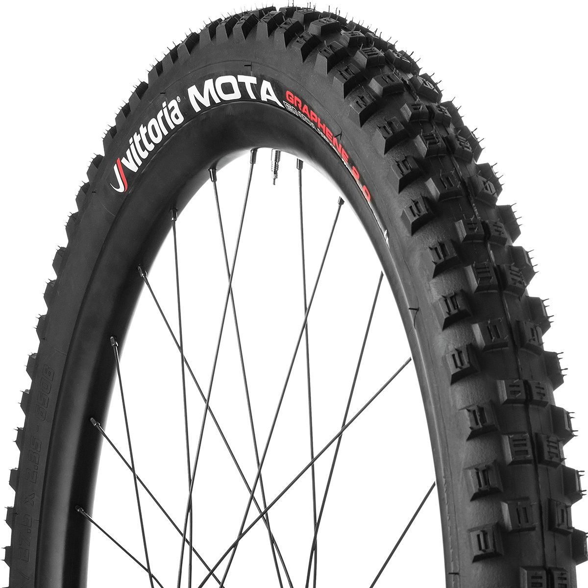 Vittoria Mota G2.0 4C Enduro 27.5in Tire Black, Enduro/TLR, 27.5x2.6