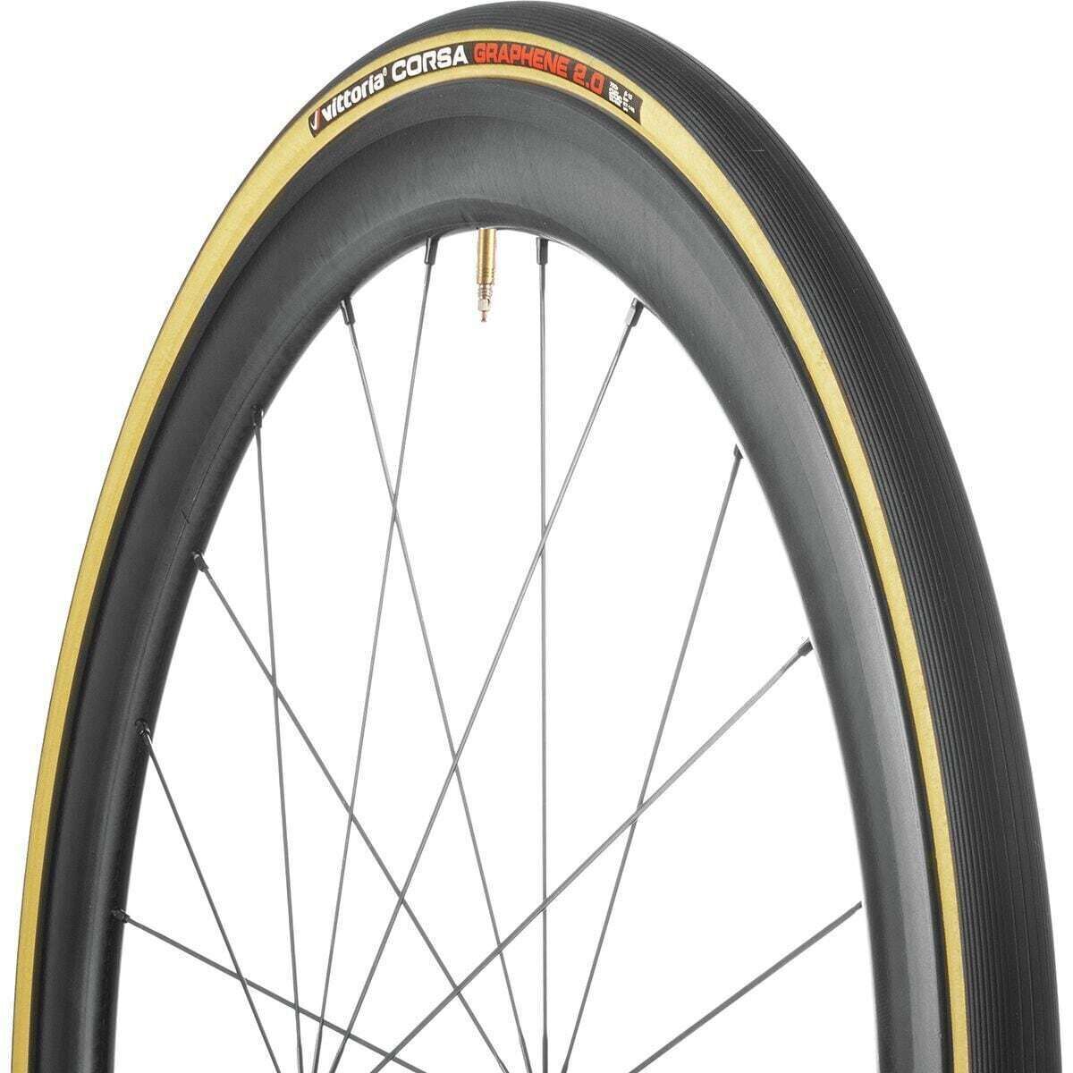 Vittoria Corsa G2.0 Clincher Tire Gumwall/Black, 700x23