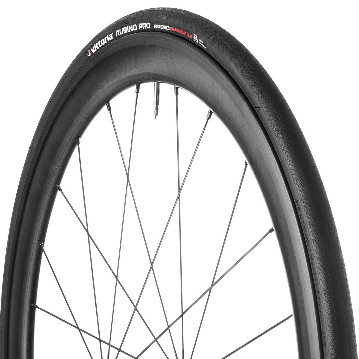 Vittoria Rubino Pro Speed G2.0 Clincher Tire Black, 700x25