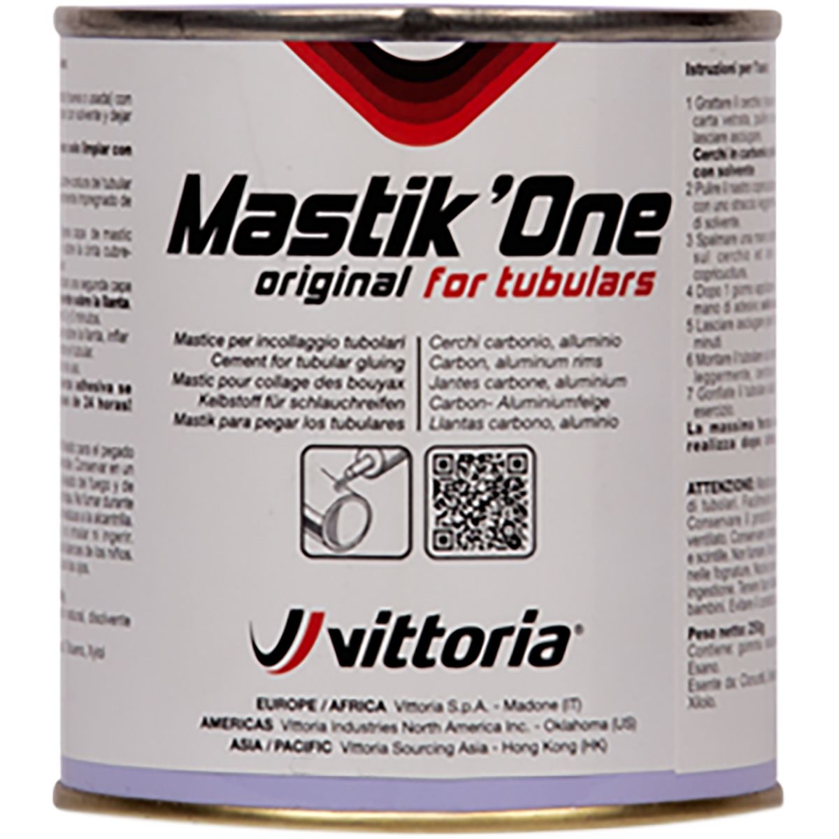 Vittoria Vittoria Mastik'One Professional Tubular Glue - Single One Color, Tube-30gr