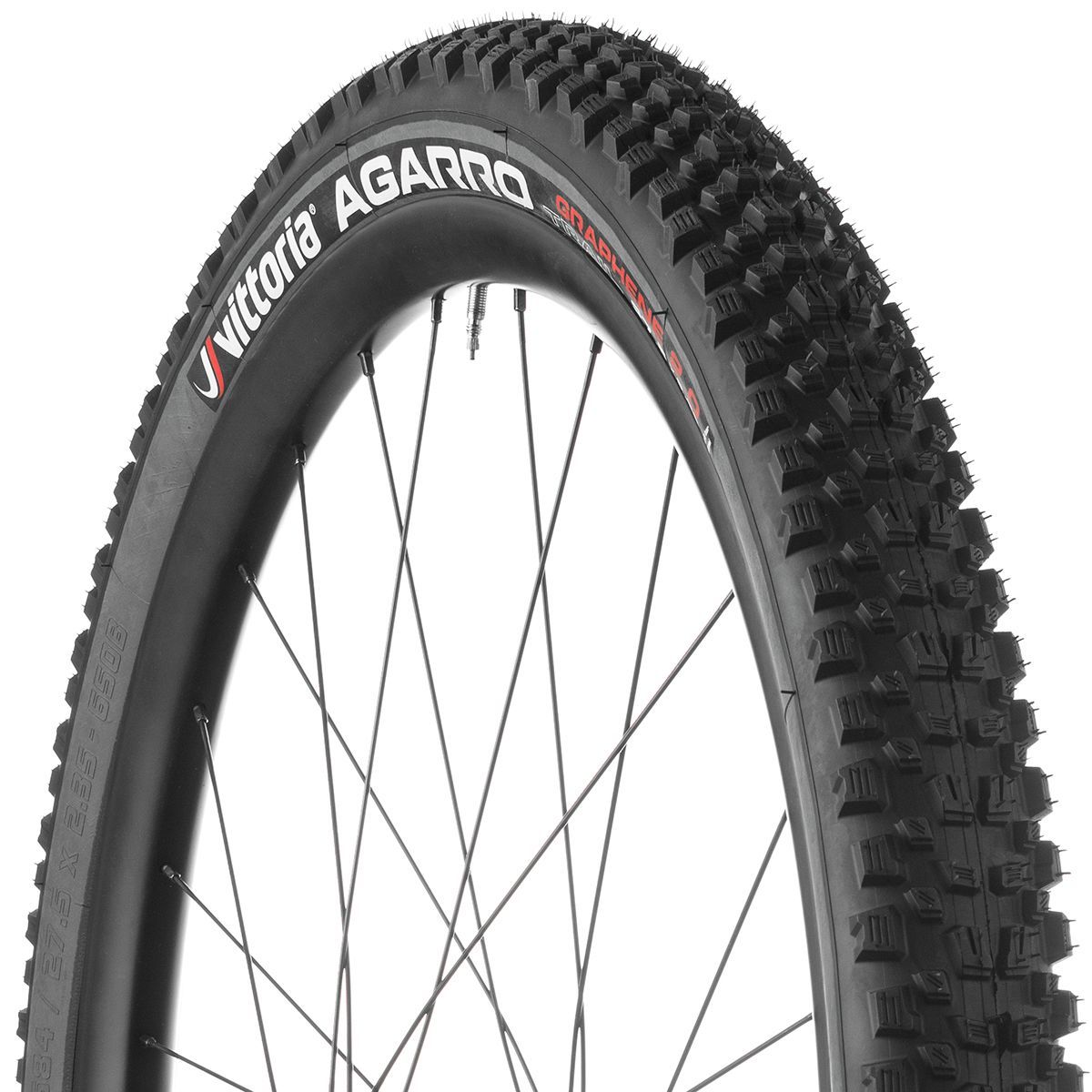 Vittoria Agarro G2.0 Trail 4C Tire - 27.5in Anthracite/Black, 27.5x2.6
