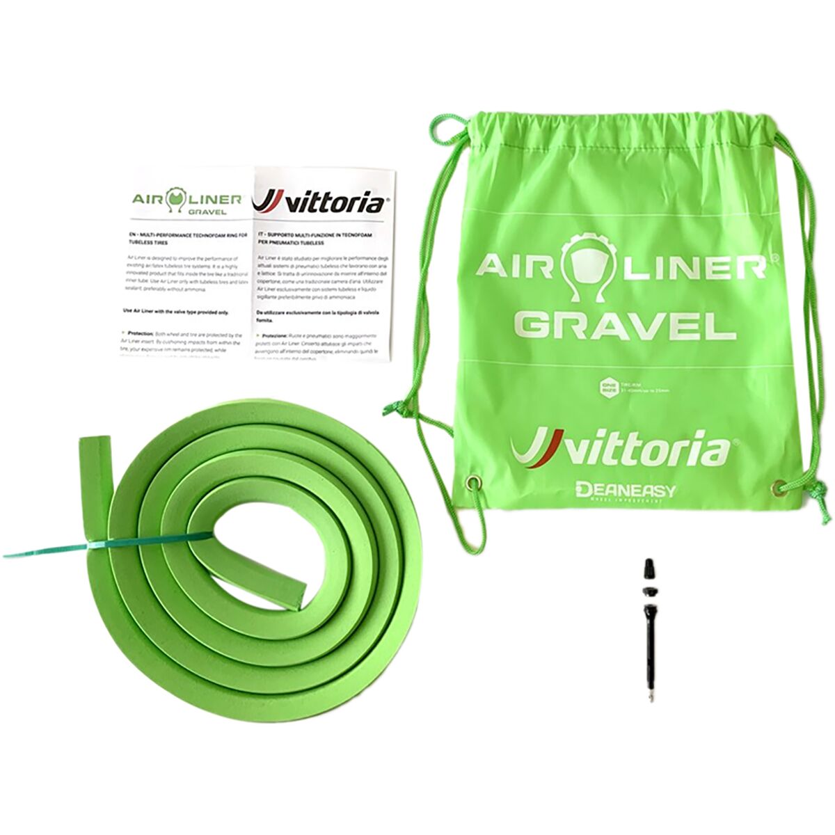 Vittoria Vittoria Air-Liner Gravel Tire Insert Green, One Size