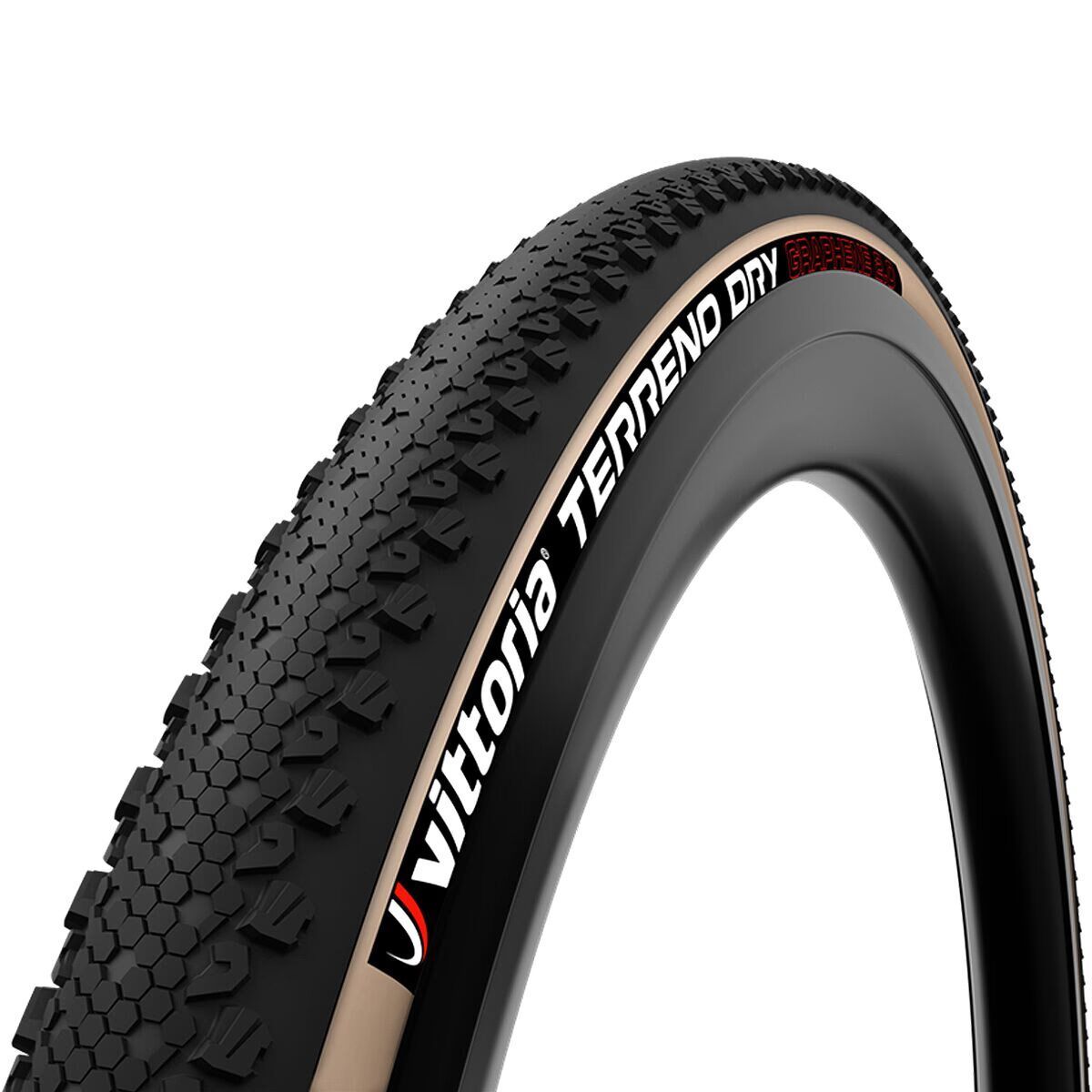 Vittoria Vittoria Terreno Dry G2.0 TLR Tubeless Tire Tan/Black, 700x38-40